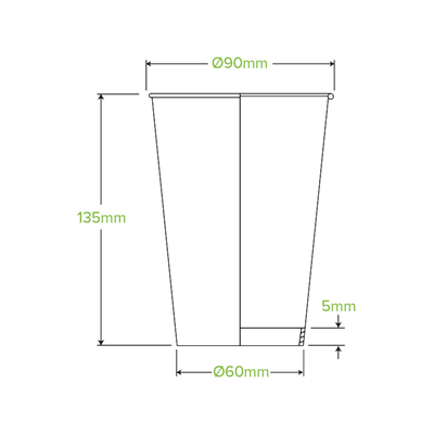 Vincenza 16oz Double Wall T/A Cups