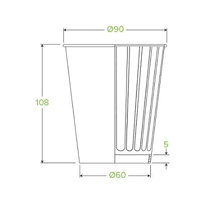 Vincenza 12oz Double Wall T/A Cups