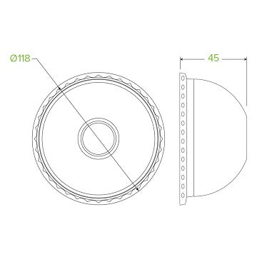 BioPak Clear Cup Lid