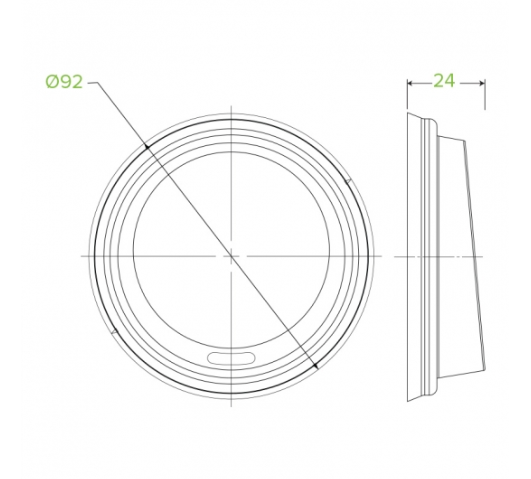 Pinnacle Plastic Multifit 90mm Lid